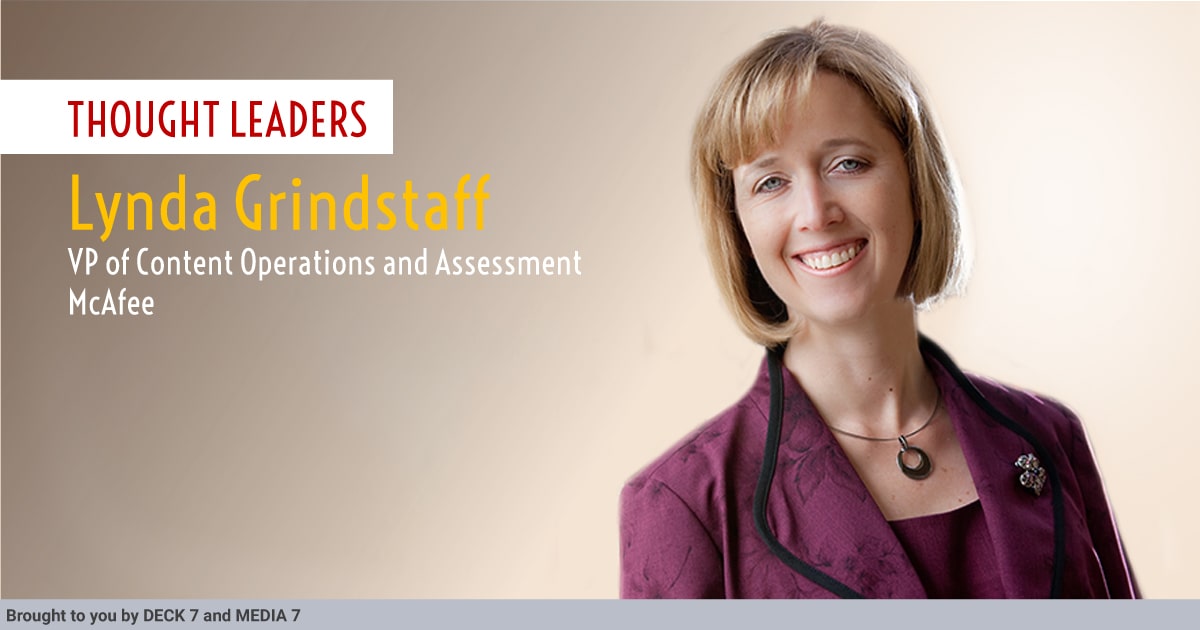 Q&A with Lynda Grindstaff, VP of Content Operations and Assessment at McAfee